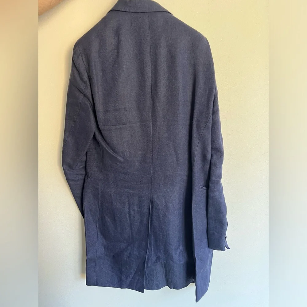 Suitsupply linen overcoat / used once - Picture 5 of 7